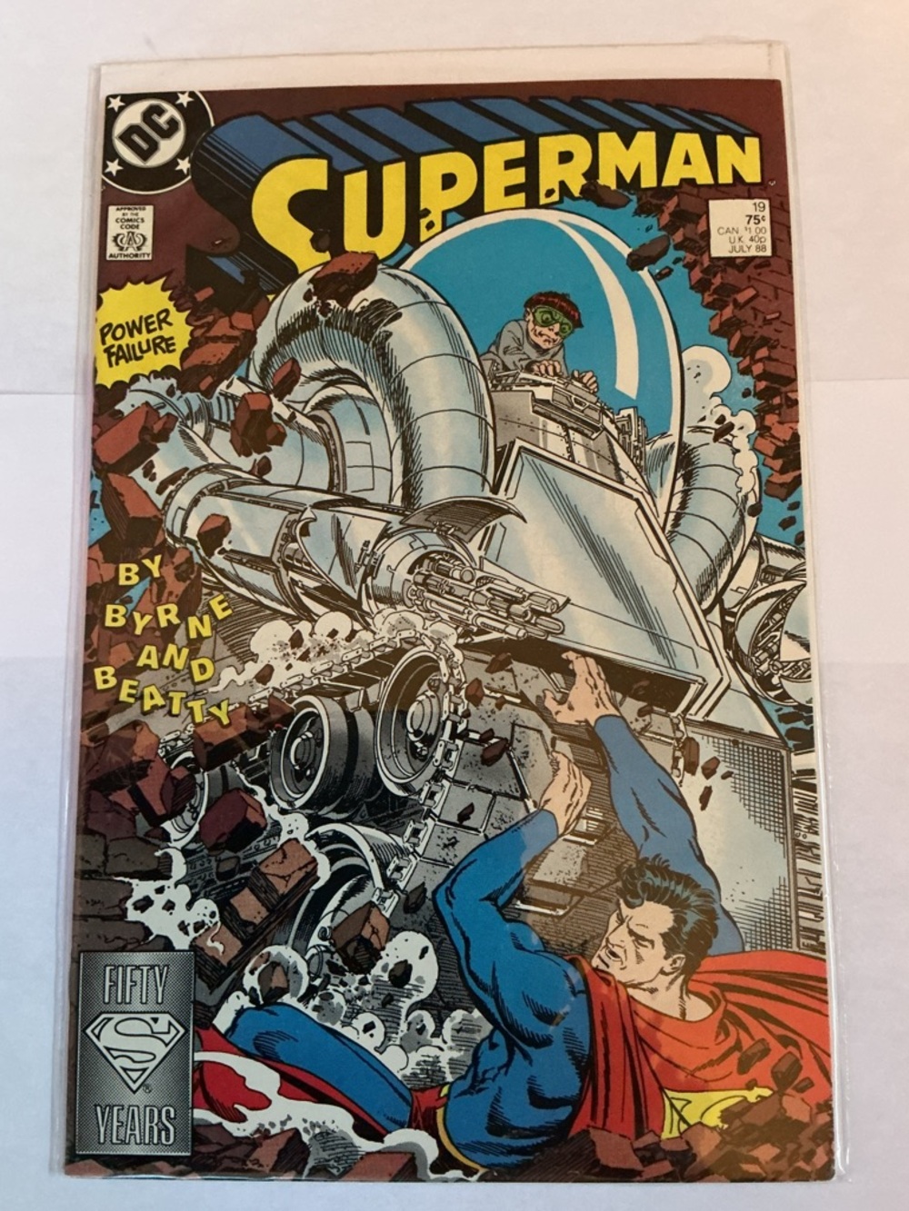 Superman Comic, No 19, July 88